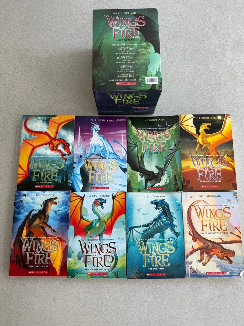 Wings of Fire Book Box Set (Green) -